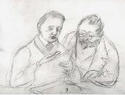 Edgar Degas Notebook Sketches painting